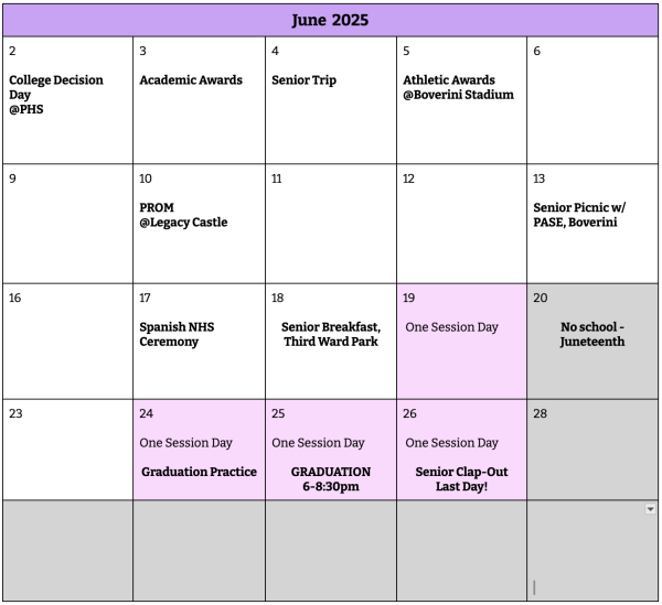 Senior Calendar: What's happening in June